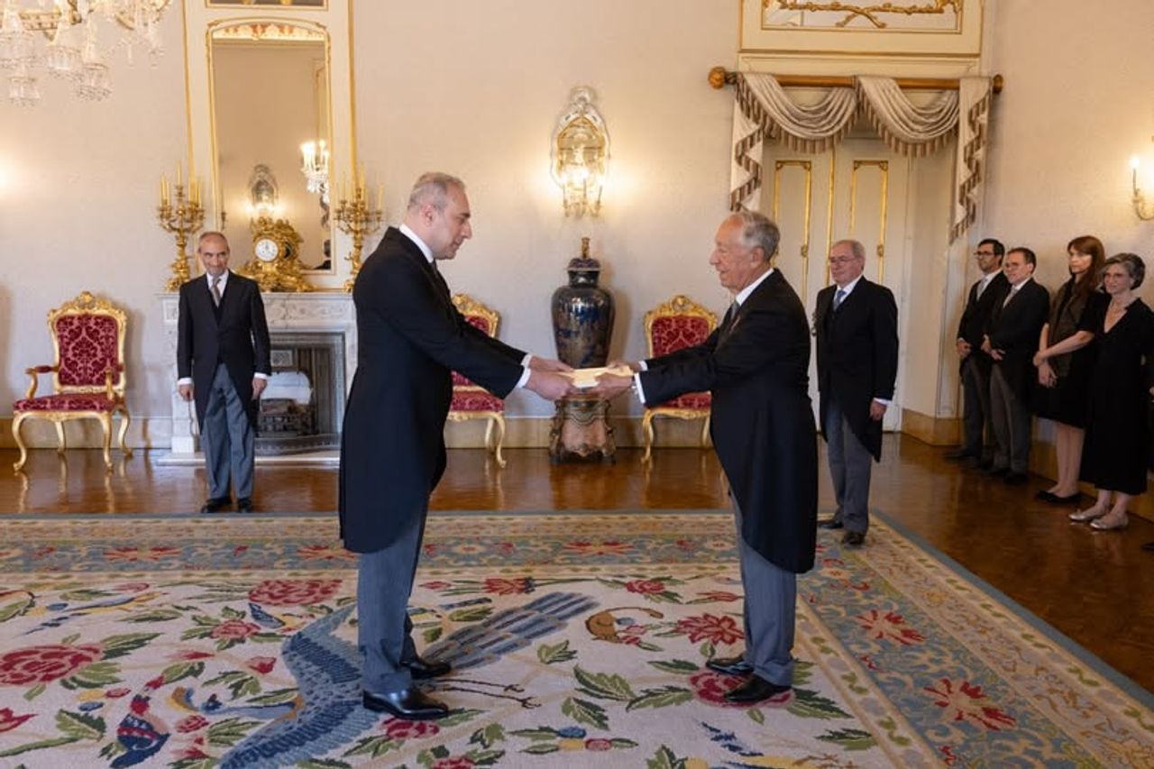 ლევან წურწუმიამ პორტუგალიის პრეზიდენტს რწმუნებათა სიგელები გადასცა