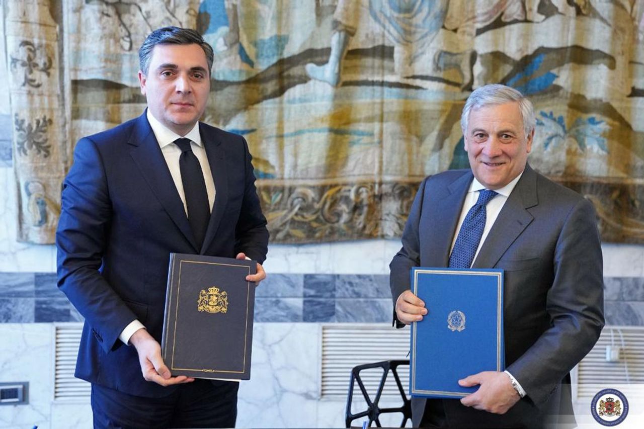 Joint Declaration on the Establishment of High-level Dialogue Signed between Georgia and the Republic of Italy  