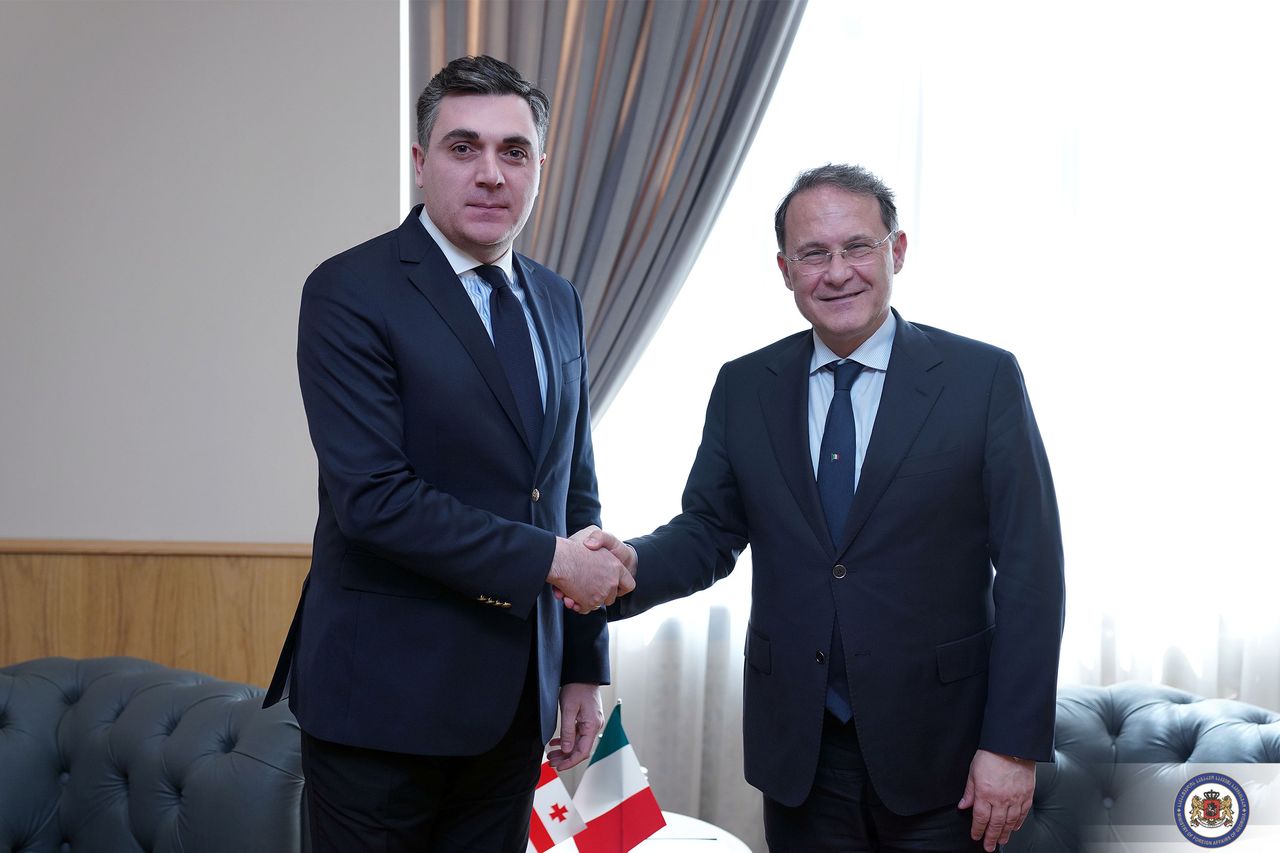 Ilia Darchiashvili meets with the First Deputy Minister of Foreign Affairs of Italy