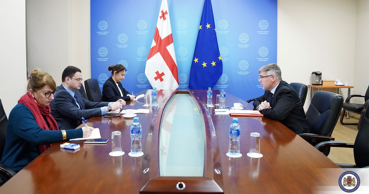 Ilia Darchiashvili has met the ambassador of the Kingdom of Sweden to Georgia