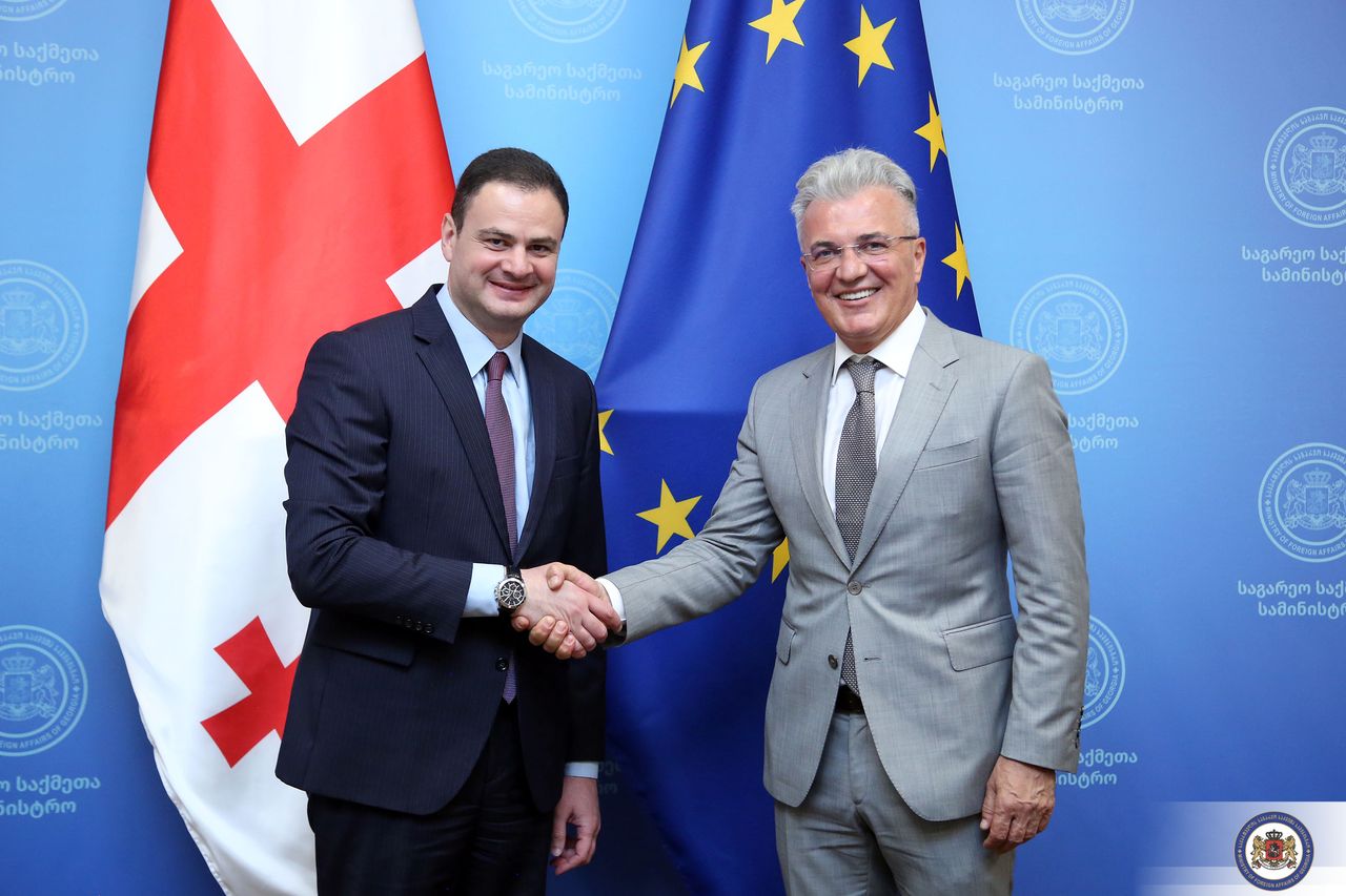  Teimuraz Janjalia has met with the Croatian ambassador