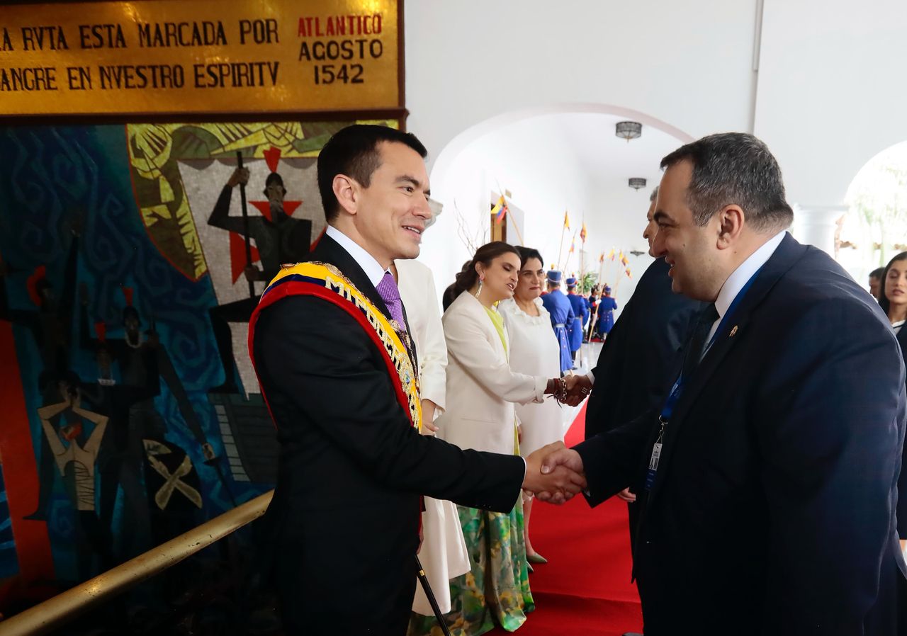 Georgian Delegation has Attended Inauguration of the President of the Republic of Ecuador